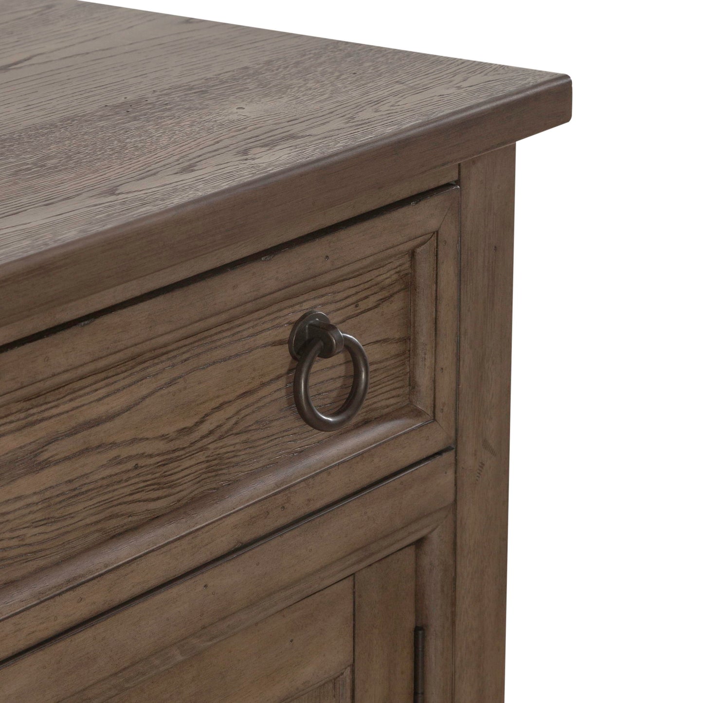 Americana Farmhouse - Buffet - Light Brown - Hornell Furniture Outlet