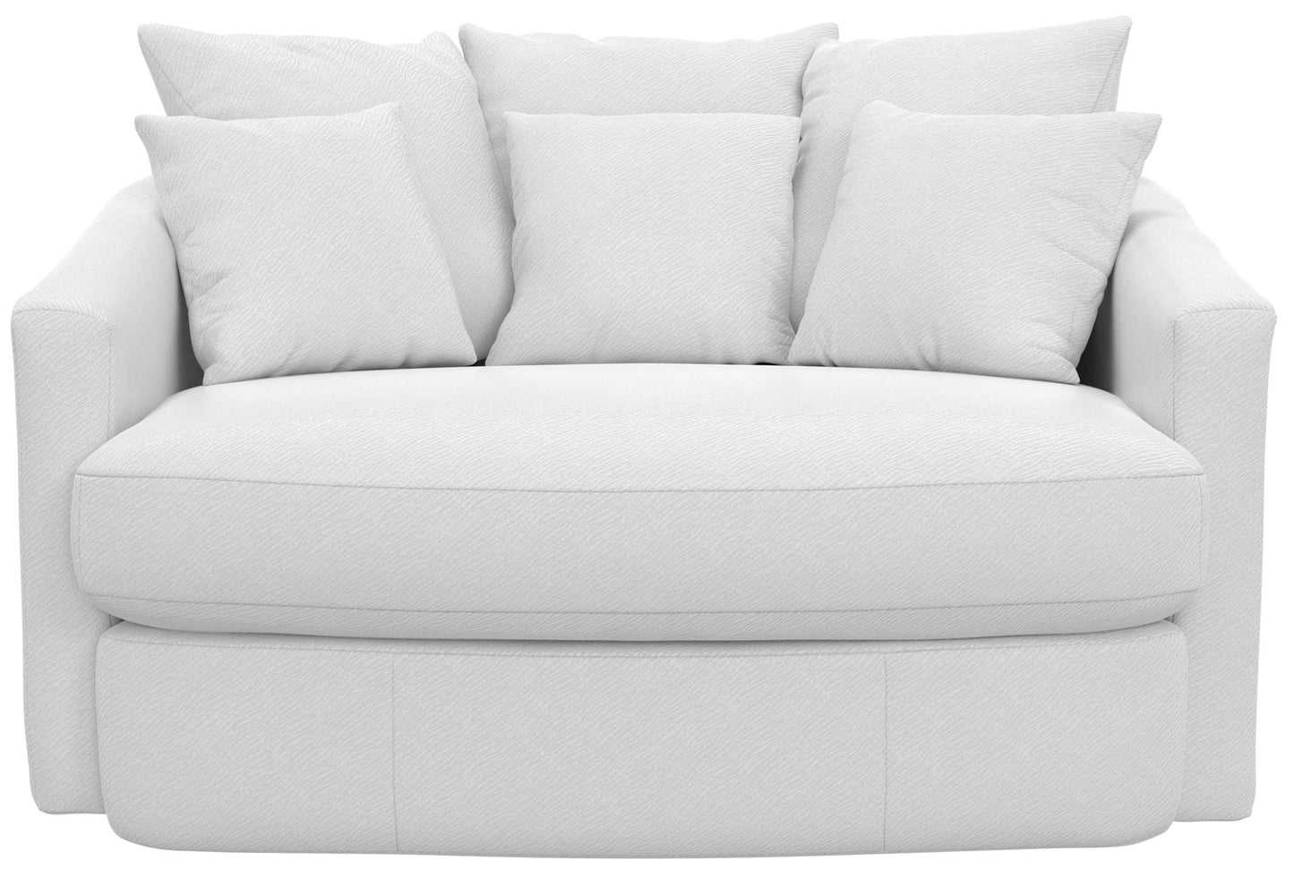 Matty - Round Accent Cuddle Chaise - Hornell Furniture Outlet