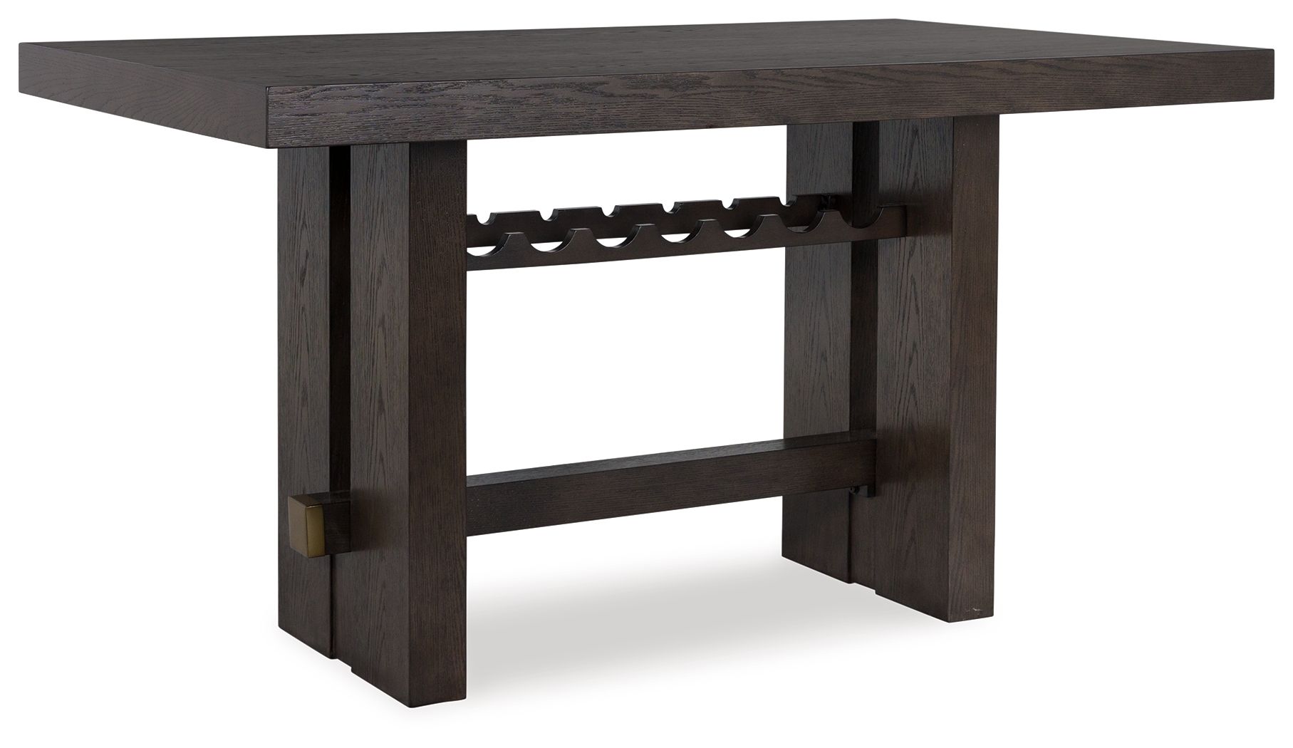 Burkhaus - Dark Brown - Rectangular Dining Room Counter Table - Hornell Furniture Outlet