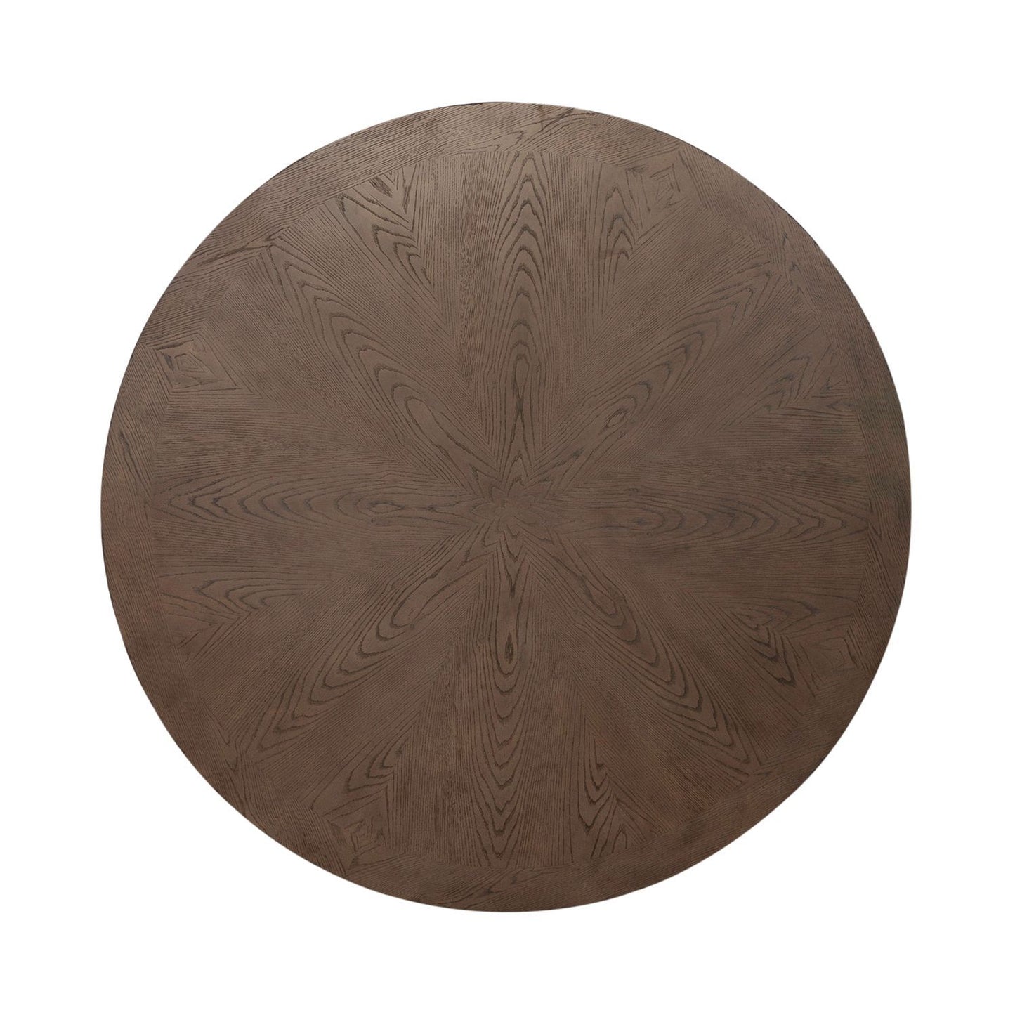 Americana Farmhouse - 5 Piece Pedestal Table Set - Light Brown - Hornell Furniture Outlet