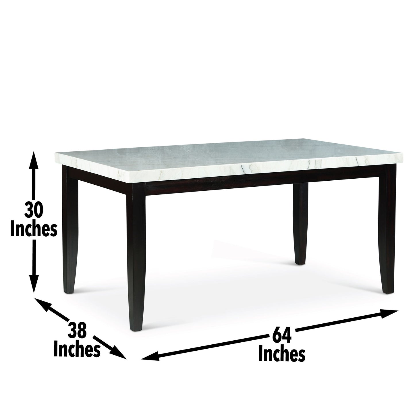Heather - 6 Piece Dining Set - Black - Hornell Furniture Outlet