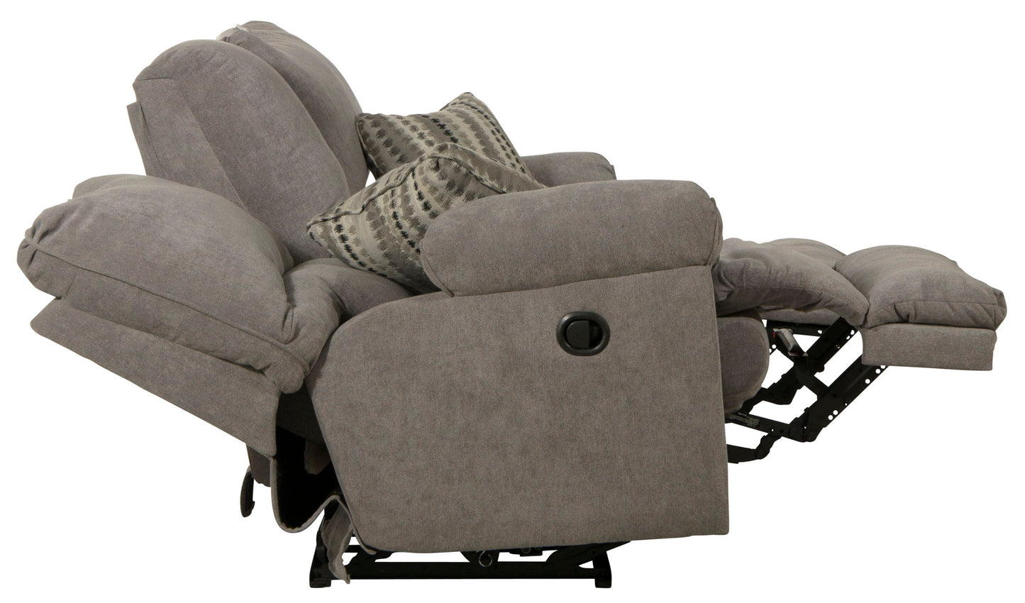 Sadler - Lay Flat Reclining Console Loveseat - Hornell Furniture Outlet