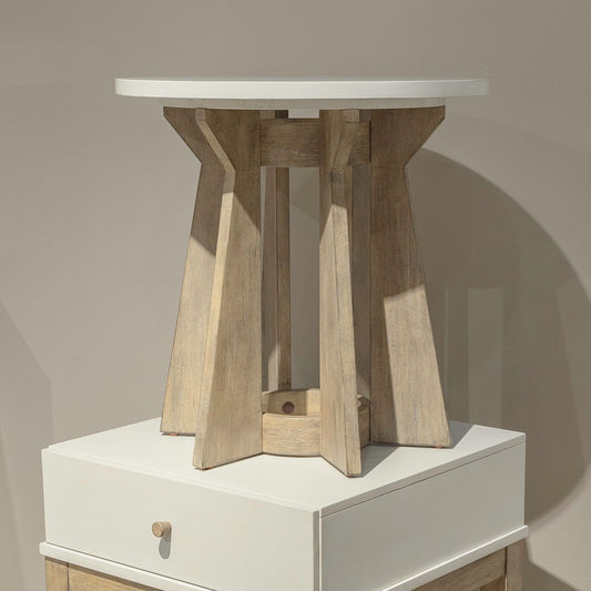 Berkley Square - Round End Table - Brown - Hornell Furniture Outlet