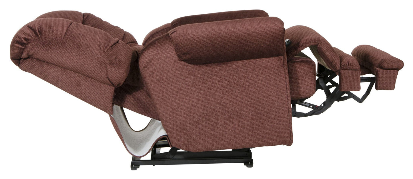 Malone - Power Lay Flat Recliner With Extended Ottoman - Hornell Furniture Outlet