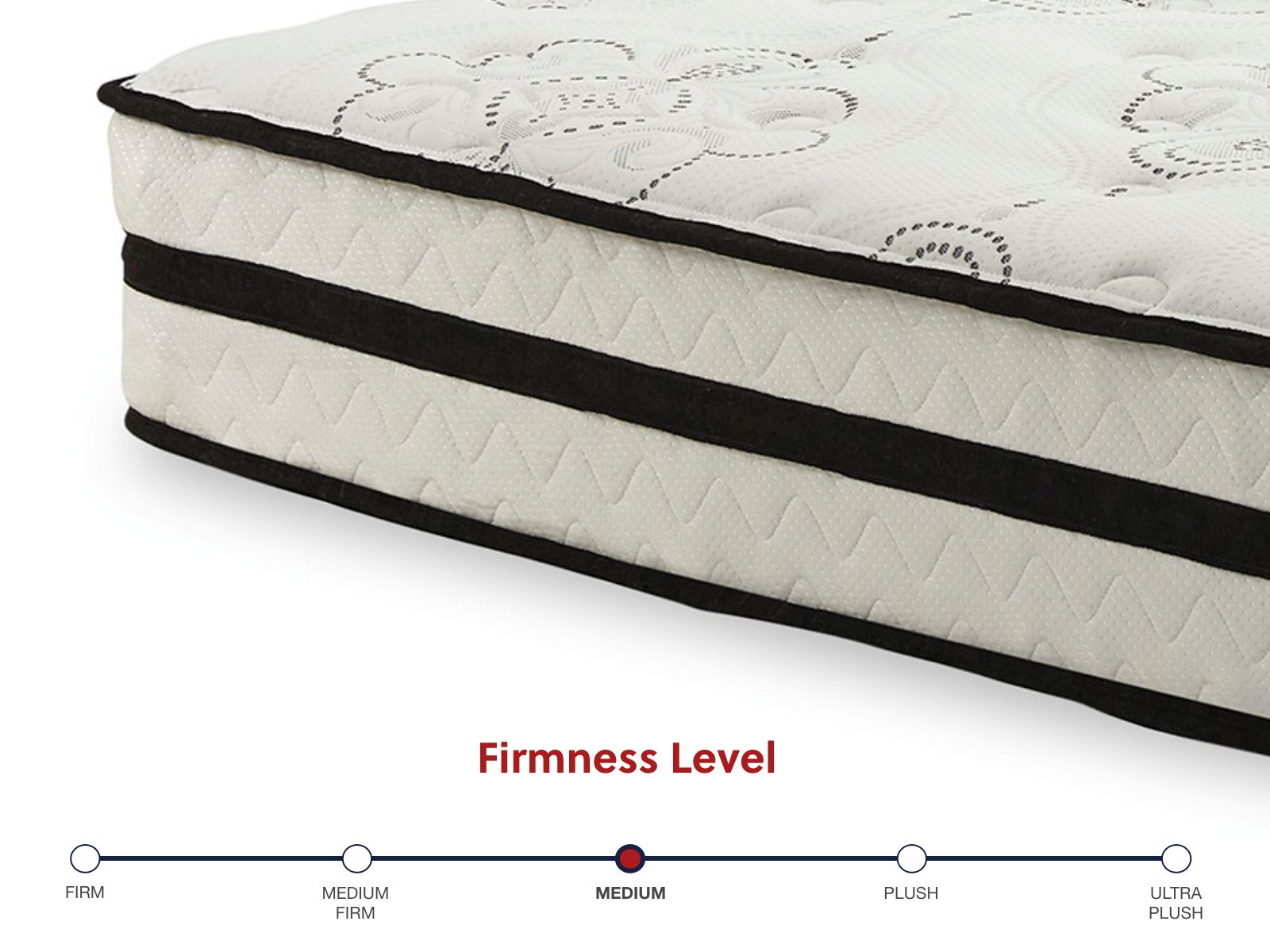 Chime 10 Inch Hybrid - Medium Hybrid Mattress - Hornell Furniture Outlet