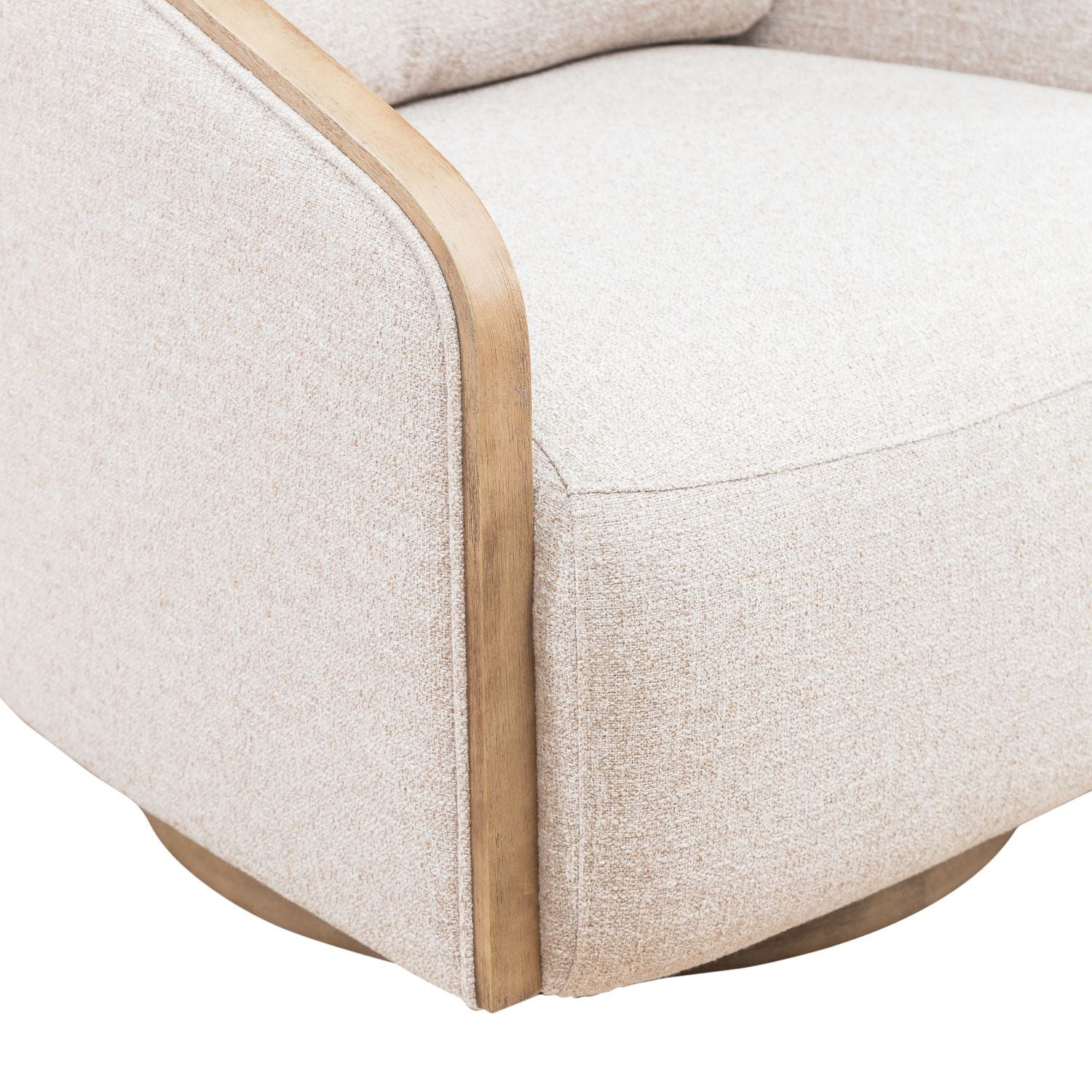 Nora - Upholstered Swivel Accent Chair - Hornell Furniture Outlet