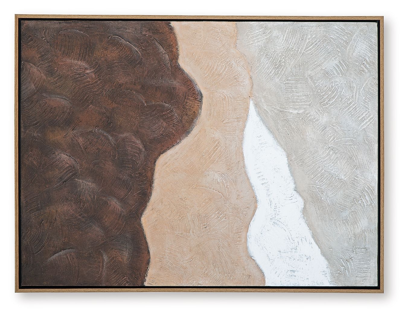 Fanthorne - Tan / Brown / White - Wall Art - Hornell Furniture Outlet