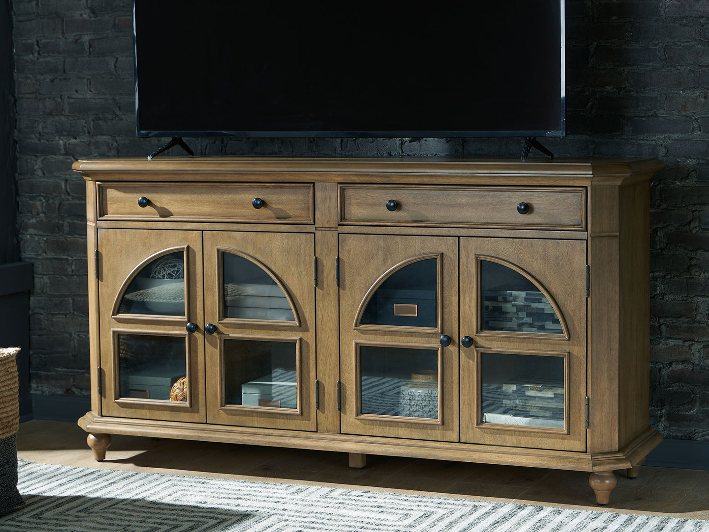 Barlomore - Brown - Accent Cabinet - Hornell Furniture Outlet