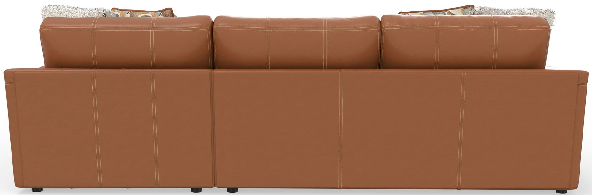 Minori - Italian Leather Sectional - Hornell Furniture Outlet