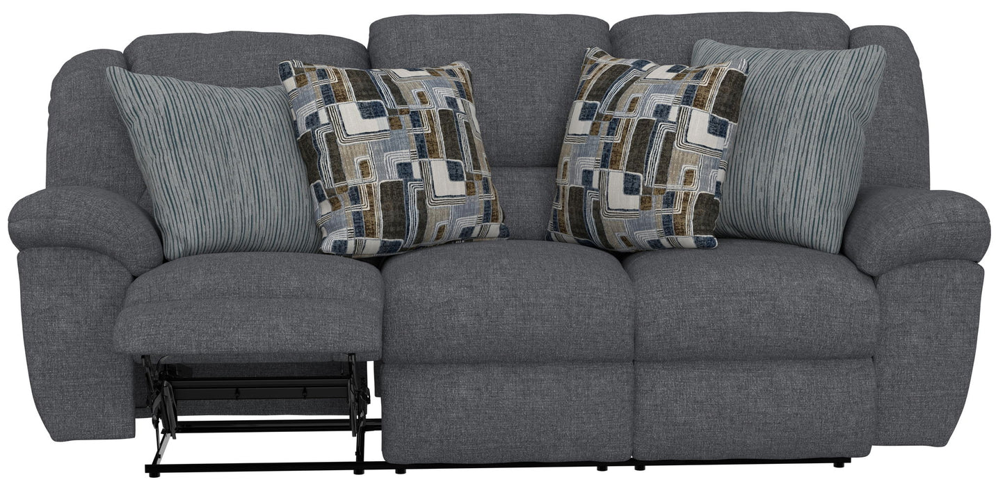 Trifecta - Sofa With 3 Recliners and Drop Down Table - Hornell Furniture Outlet