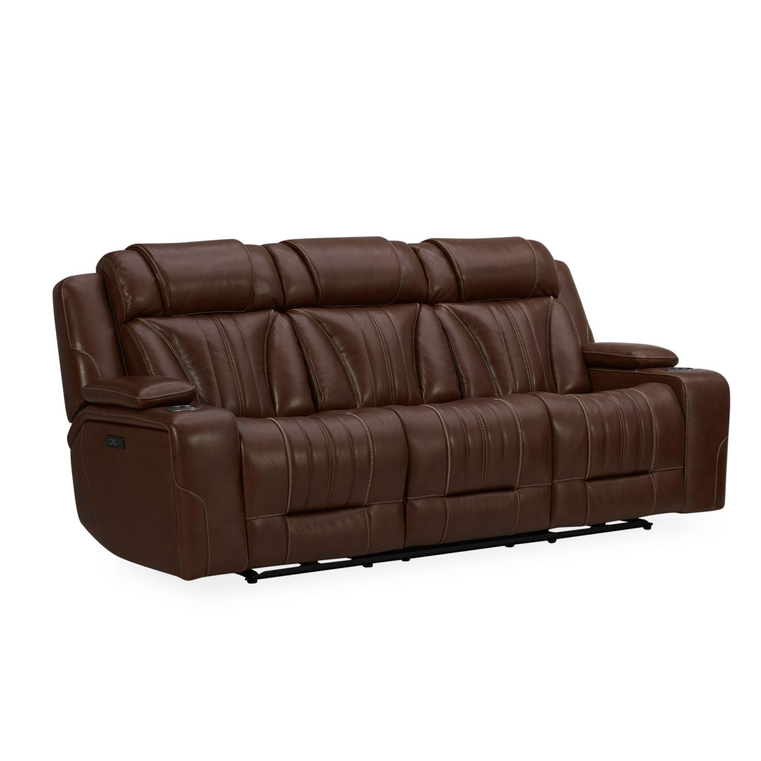 Caswell - Sofa P2 & ZG - Brown - Hornell Furniture Outlet