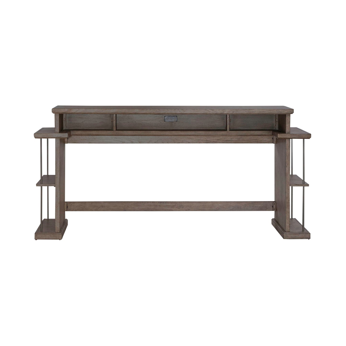 City Scape - Console Bar Table - Burnished Beige - Hornell Furniture Outlet