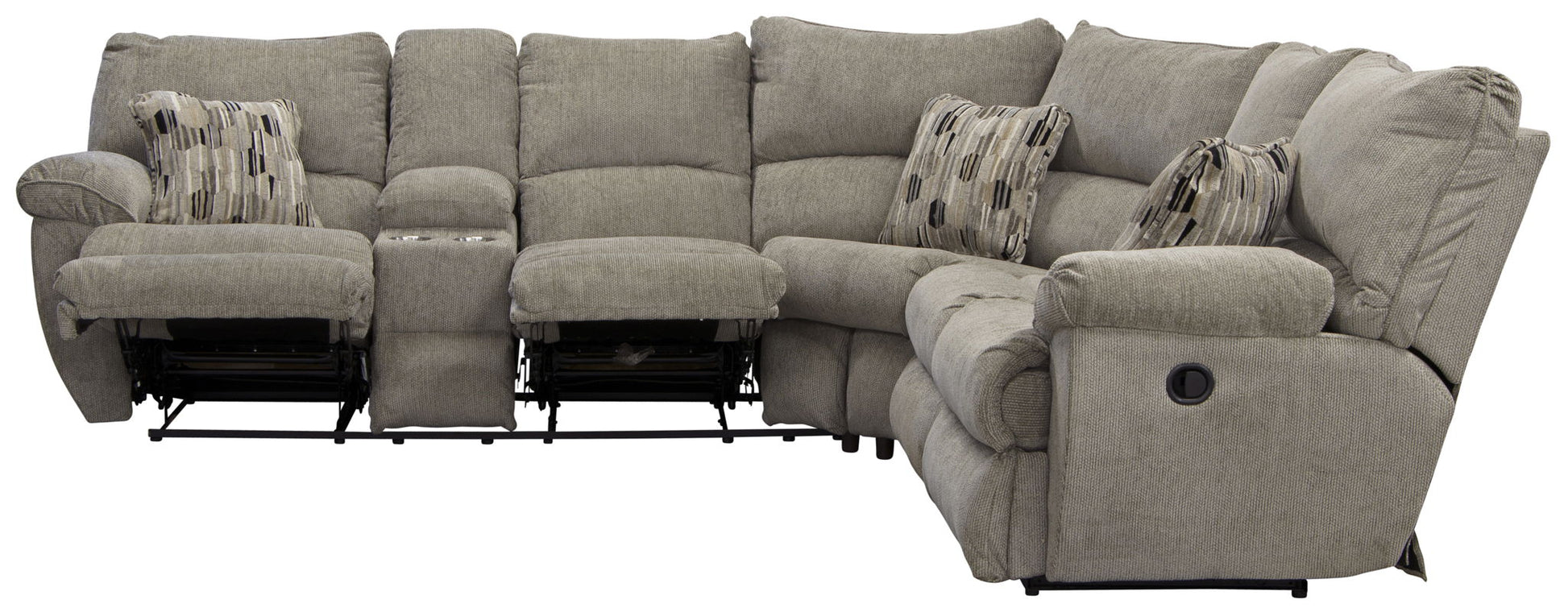 Elliott - Reclining Sectional - Hornell Furniture Outlet