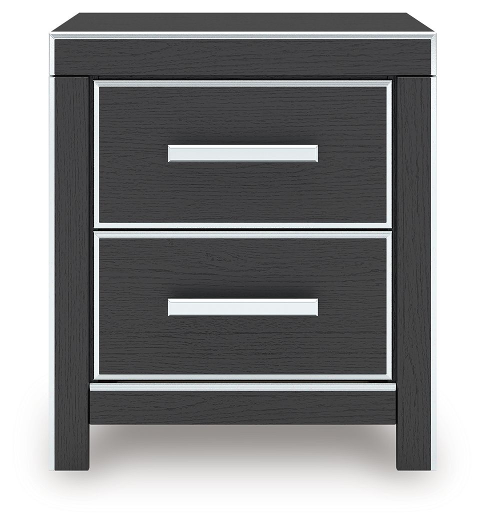 Zuraleus - Two Drawer Night Stand - Hornell Furniture Outlet