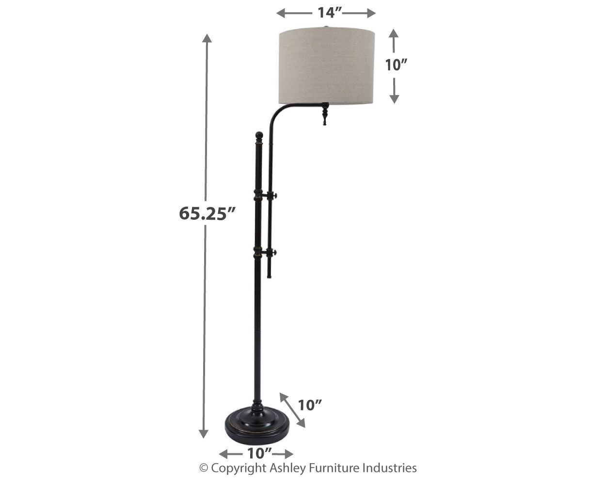 Anemoon - Metal Lamp - Hornell Furniture Outlet