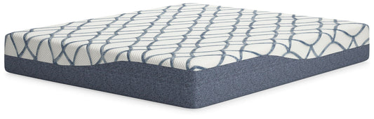 12 Inch Chime Elite 2.0 - White / Blue - California King Mattress - Hornell Furniture Outlet