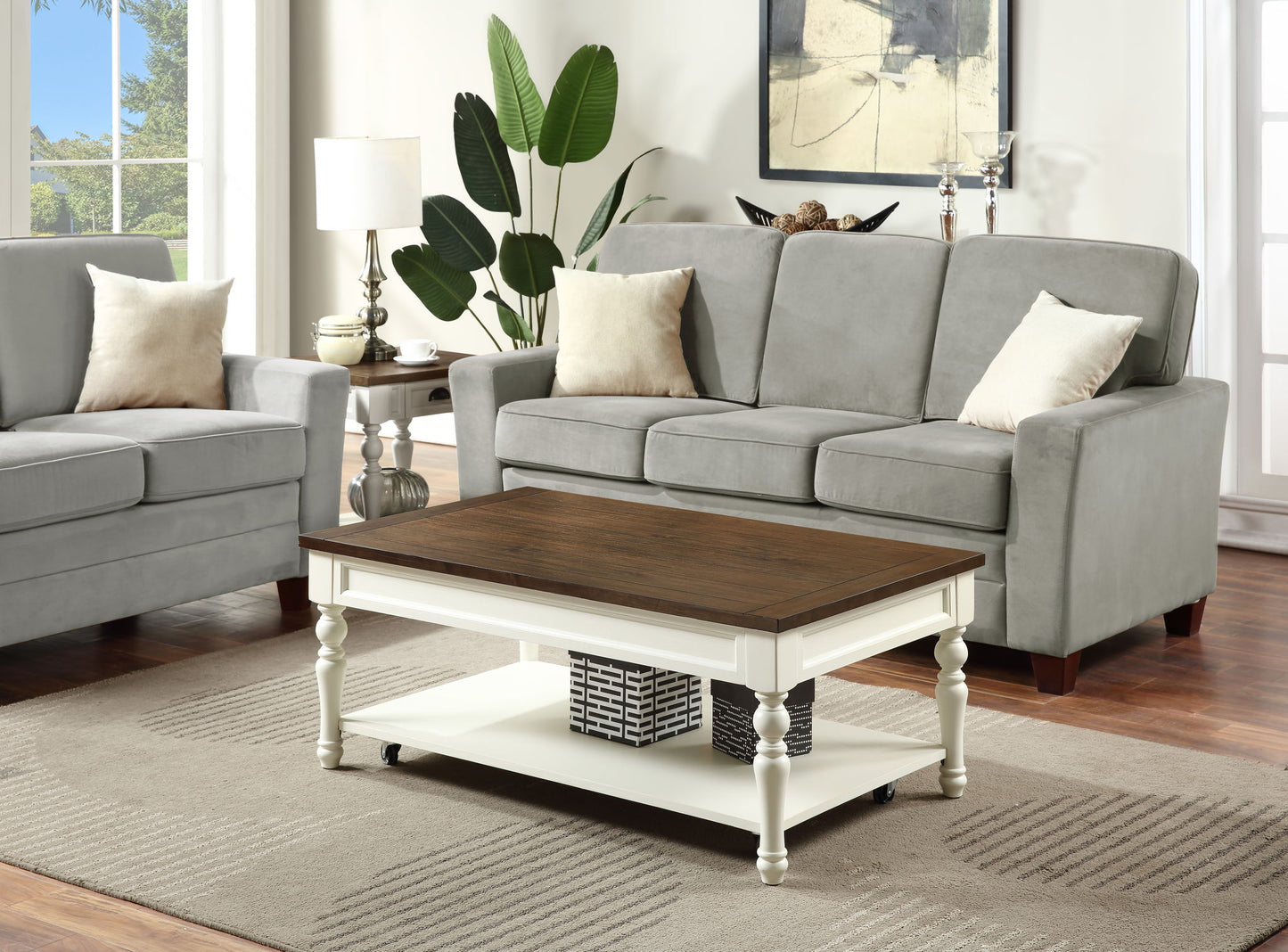 Joanna - Coffee Table - White - Hornell Furniture Outlet