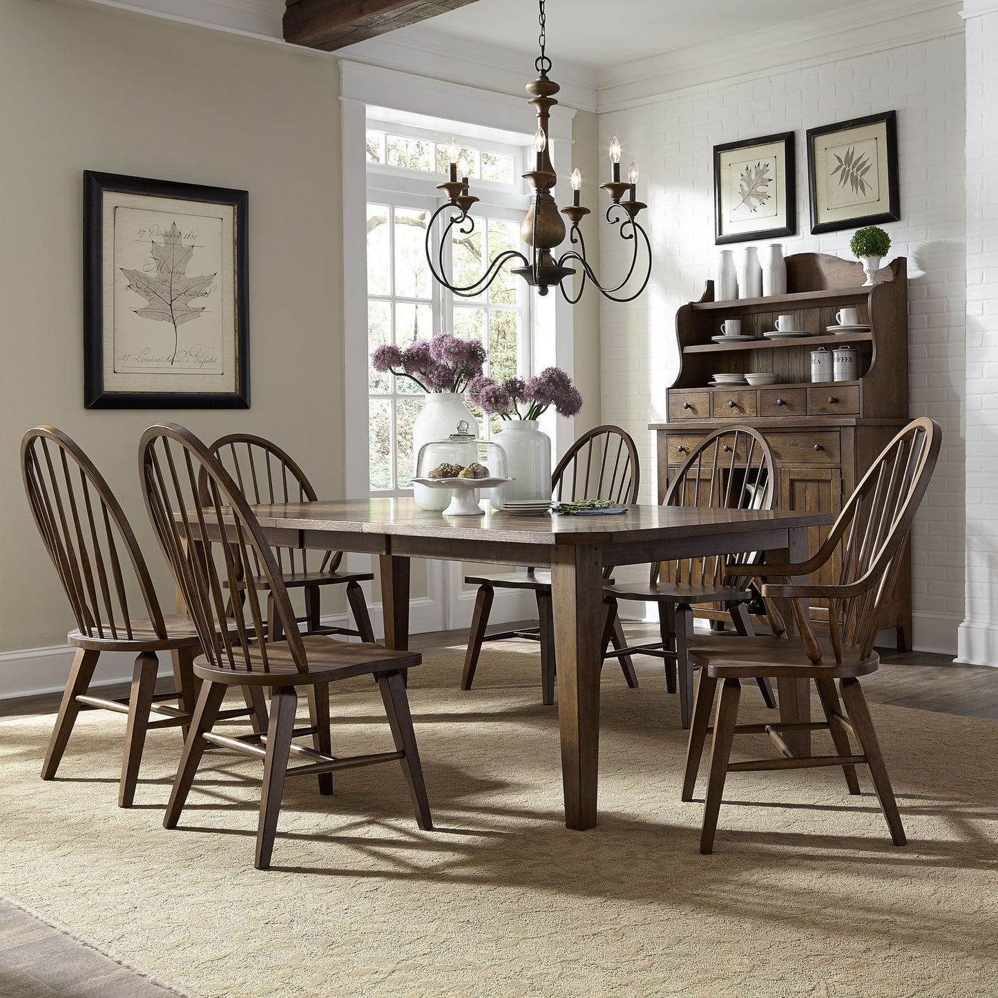 Hearthstone Ridge - Rectangular Table Set - Hornell Furniture Outlet