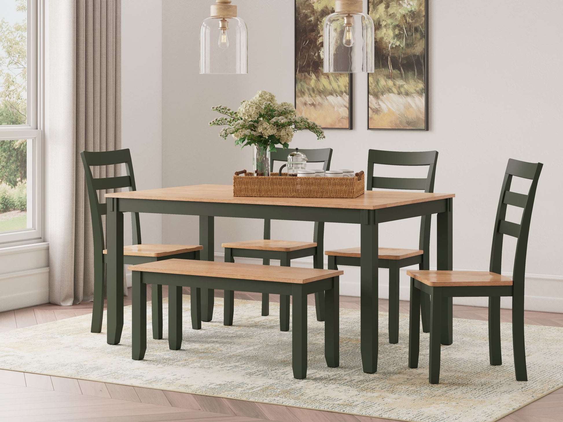 Gesthaven - Dining Room Table Set - Hornell Furniture Outlet