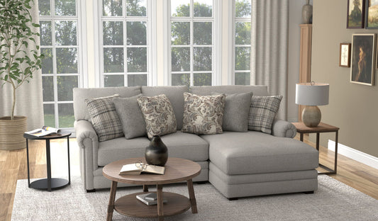 Livingston - Sectional With Comfort Coil Seating And Accent Pillows Included - Hornell Furniture Outlet