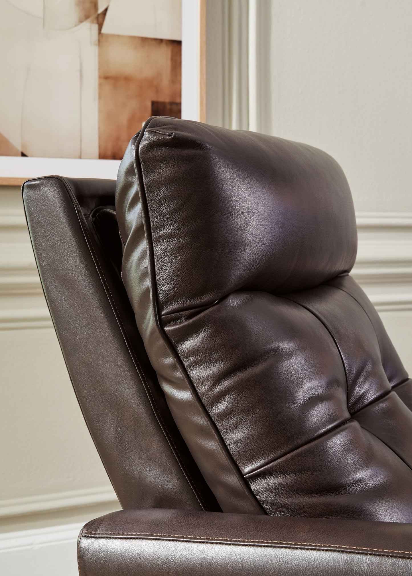 Pisgham - Power Recliner With Adj Headrest - Hornell Furniture Outlet