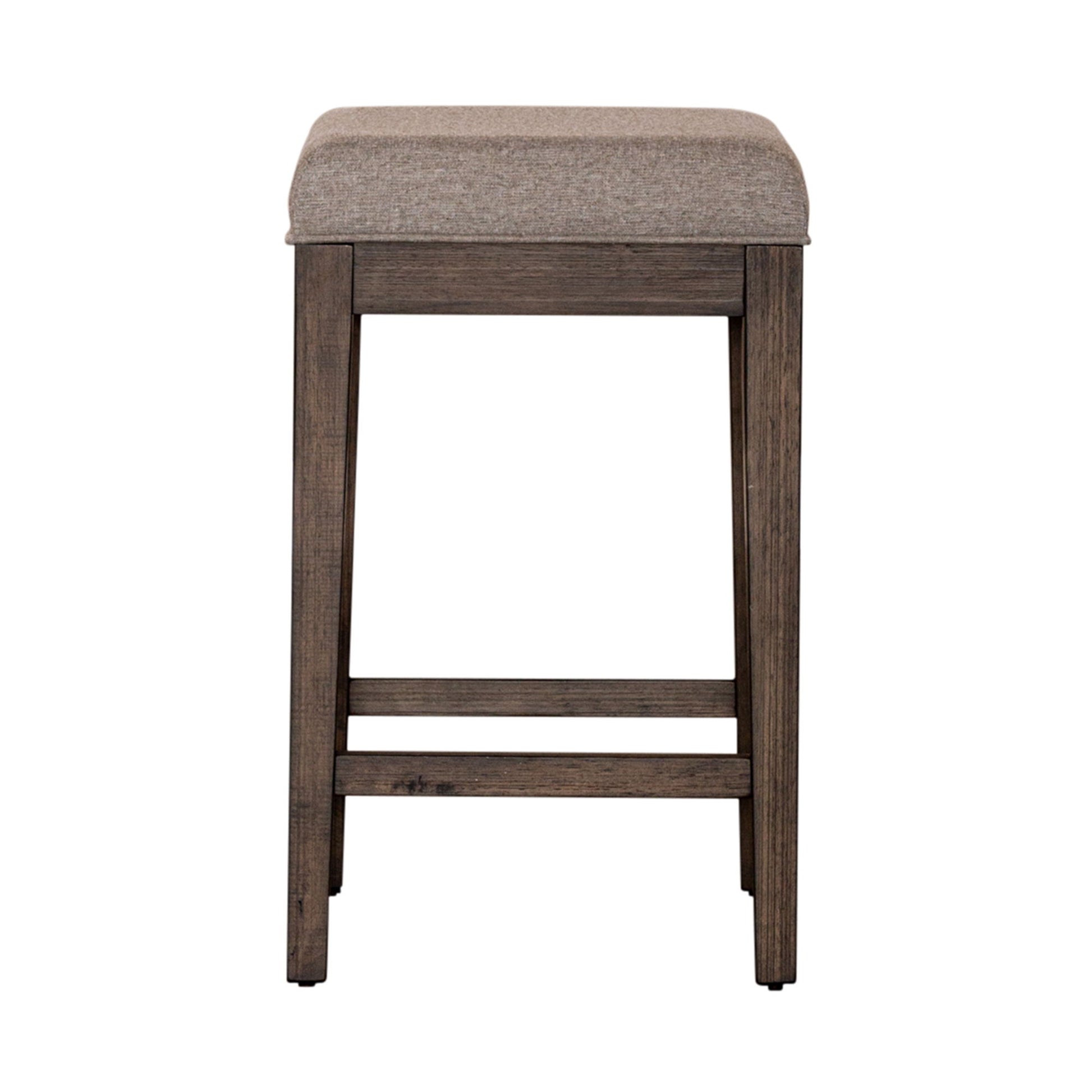 Arrowcreek - Upholstered Console Stool - Dark Brown - Hornell Furniture Outlet