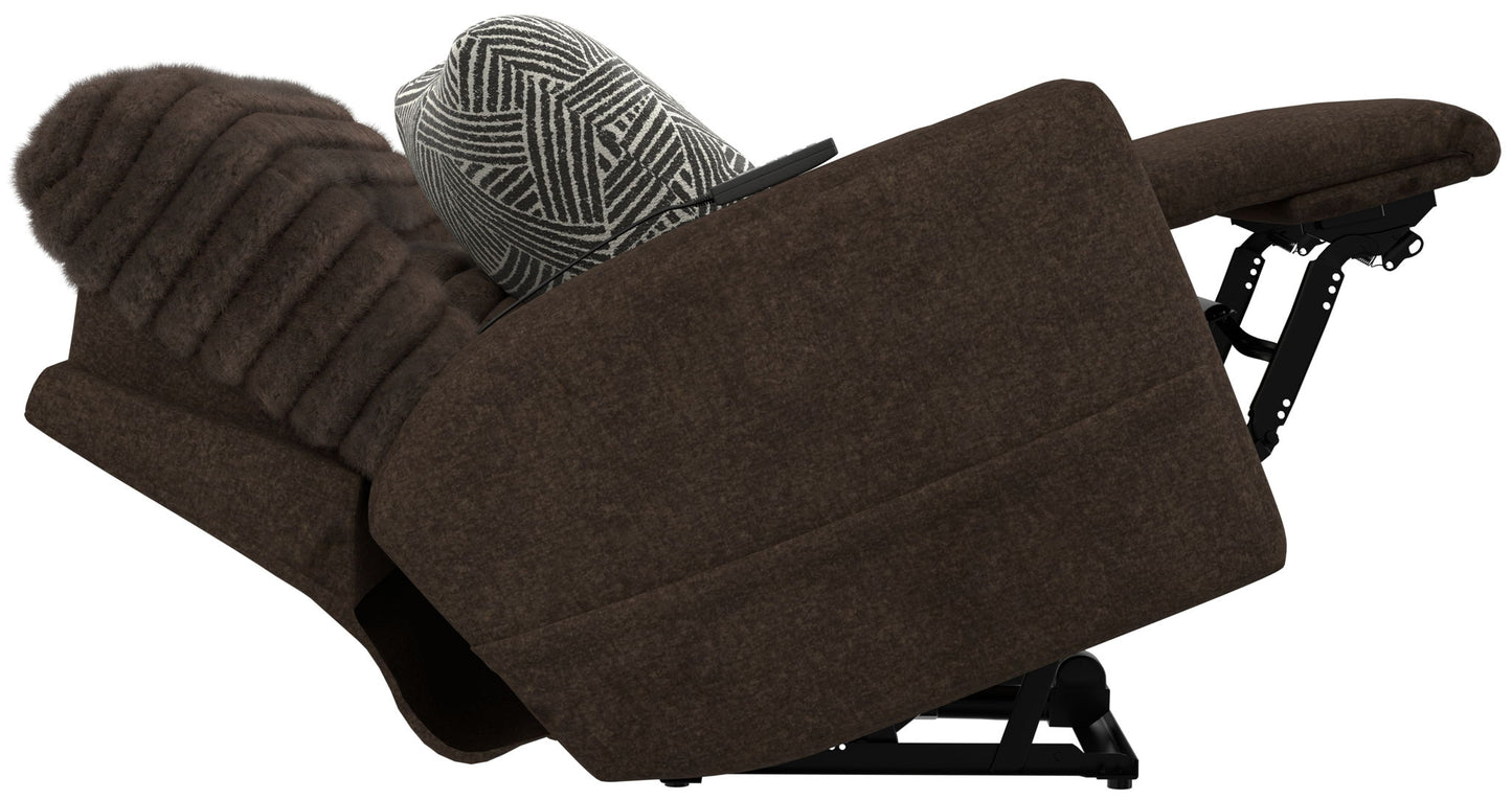 Zen - Power Recliner With CR3 Heat / Massage / Zero Gravity - Chocolate - Hornell Furniture Outlet