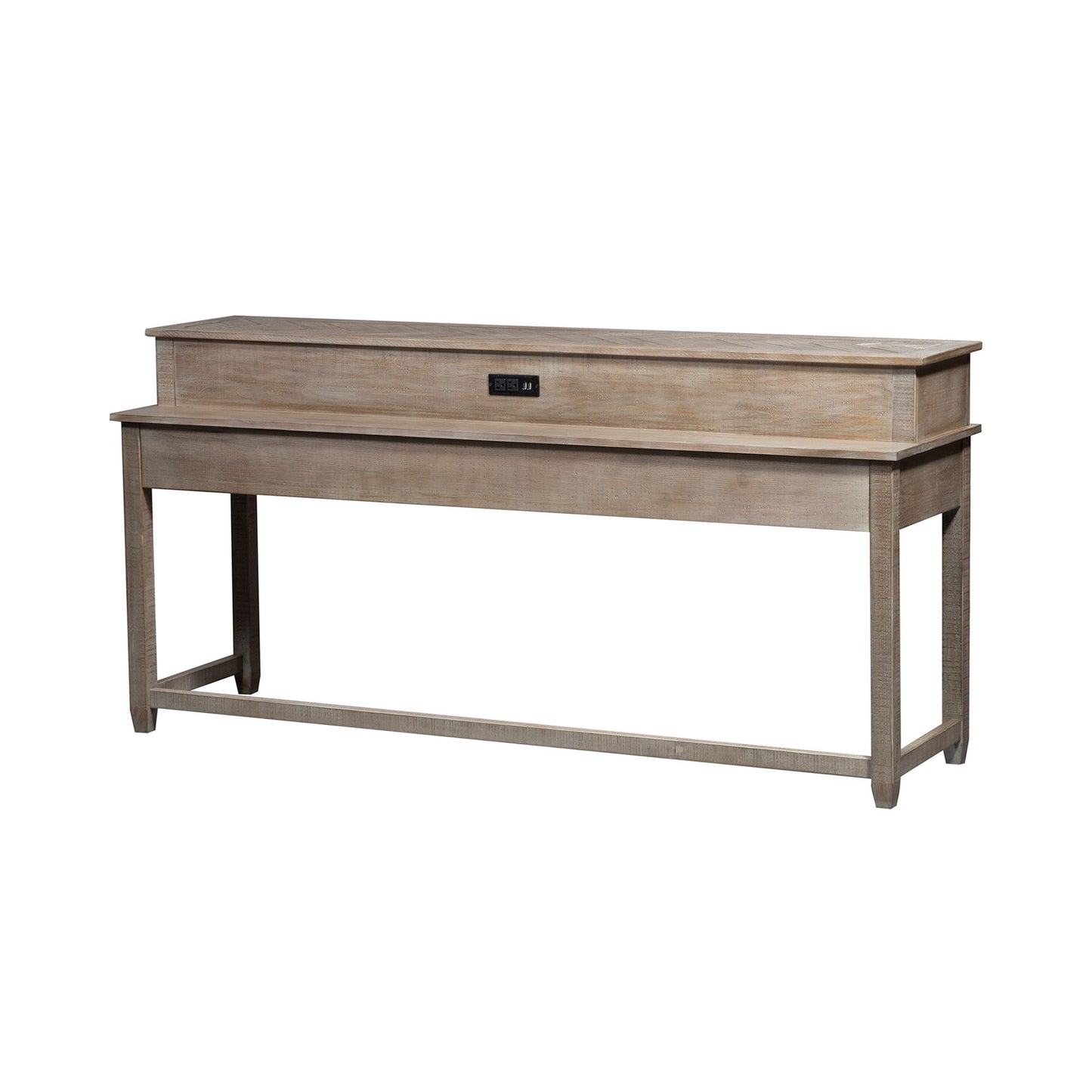 Parkland Falls - Console Bar Table - Light Brown - Hornell Furniture Outlet