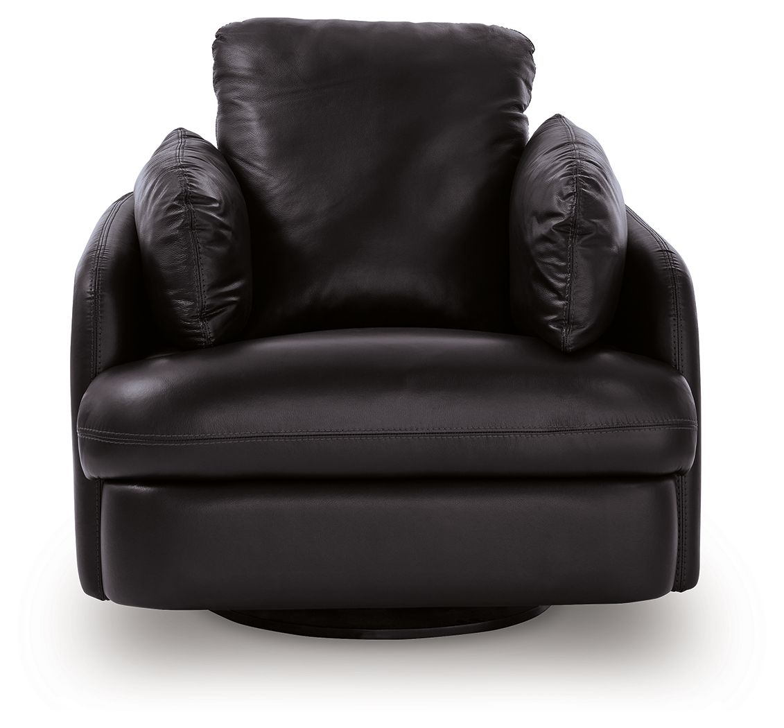 ModMax II - Swivel Glider Recliner - Black - Hornell Furniture Outlet