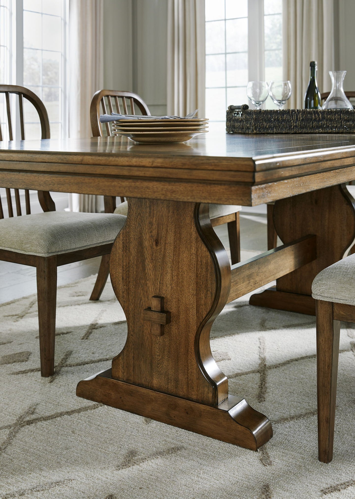 Sturlayne - Brown - Rectangular Dining Room Extension Table - Hornell Furniture Outlet