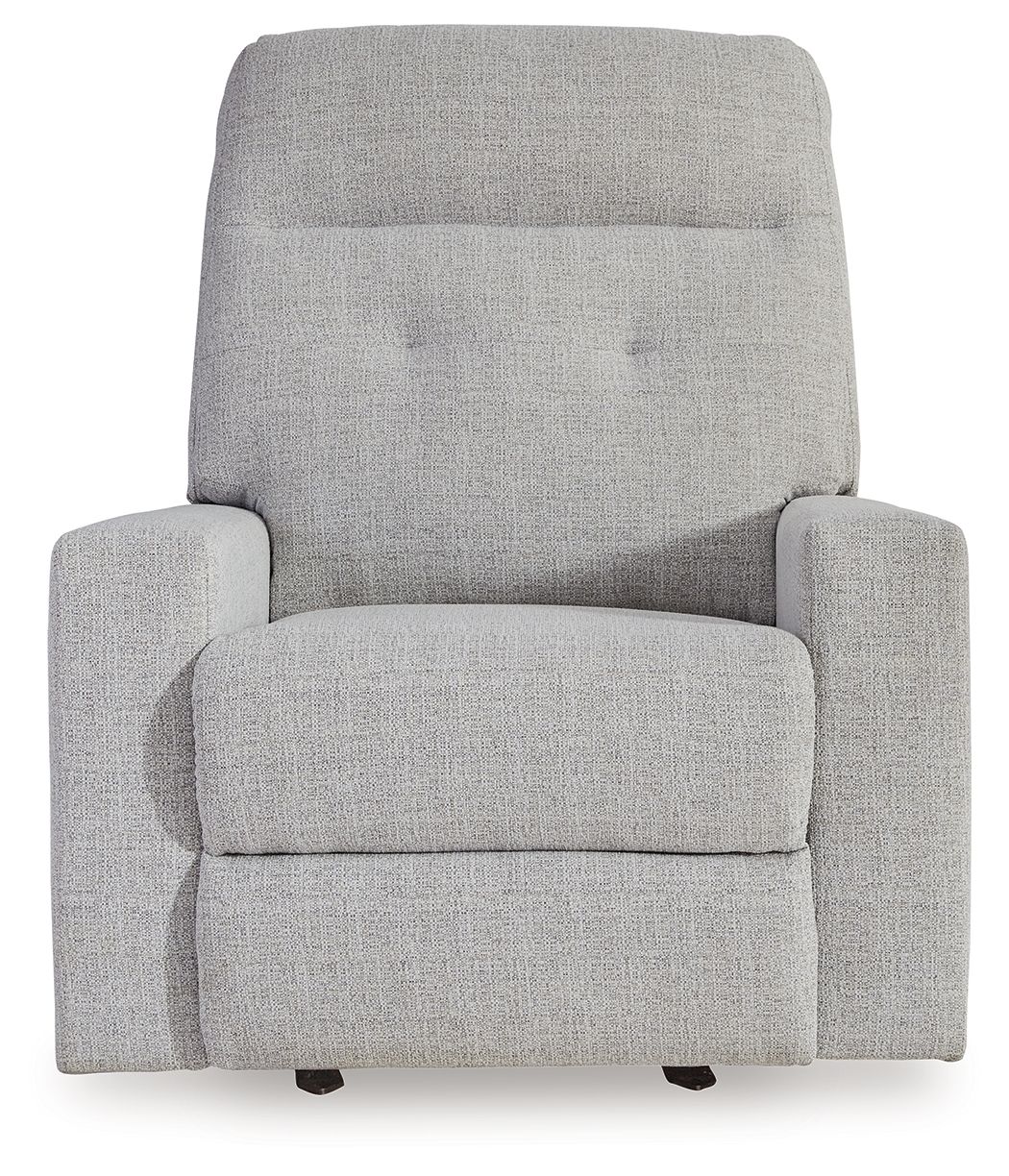 Skillins - Stone - Rocker Recliner - Hornell Furniture Outlet
