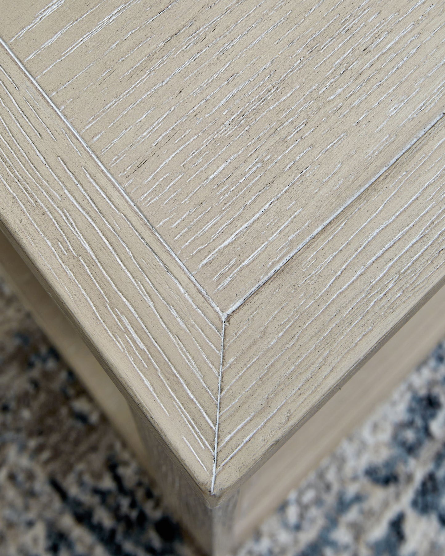 Marxhart - Bisque - Square End Table - Hornell Furniture Outlet