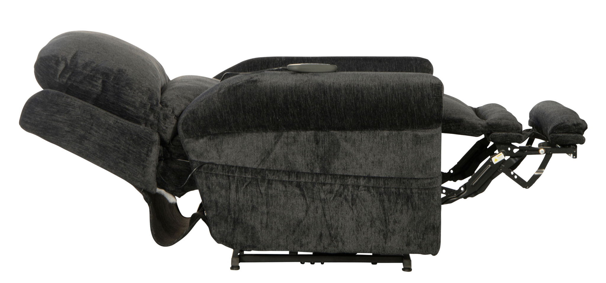 Warner - Power Headrest With Lumbar Power Lay Flat Recliner - Hornell Furniture Outlet