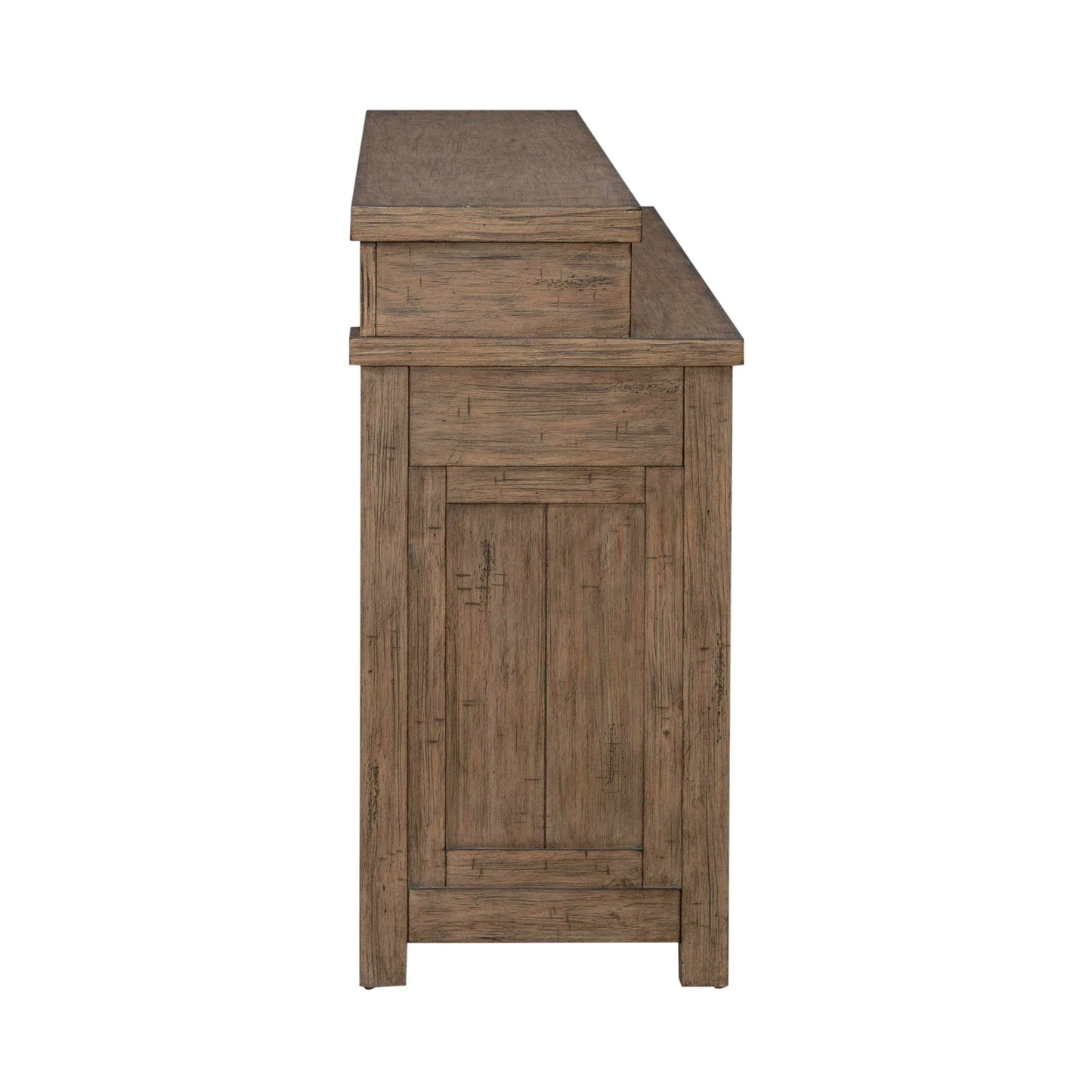 Pinebrook Ridge - Console Bar Table - Light Brown - Hornell Furniture Outlet