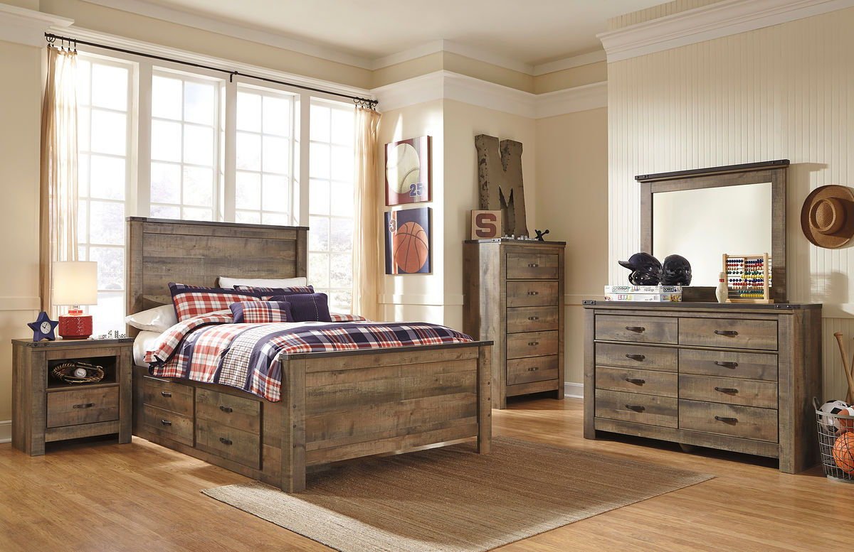 Trinell - Panel Bed - Hornell Furniture Outlet