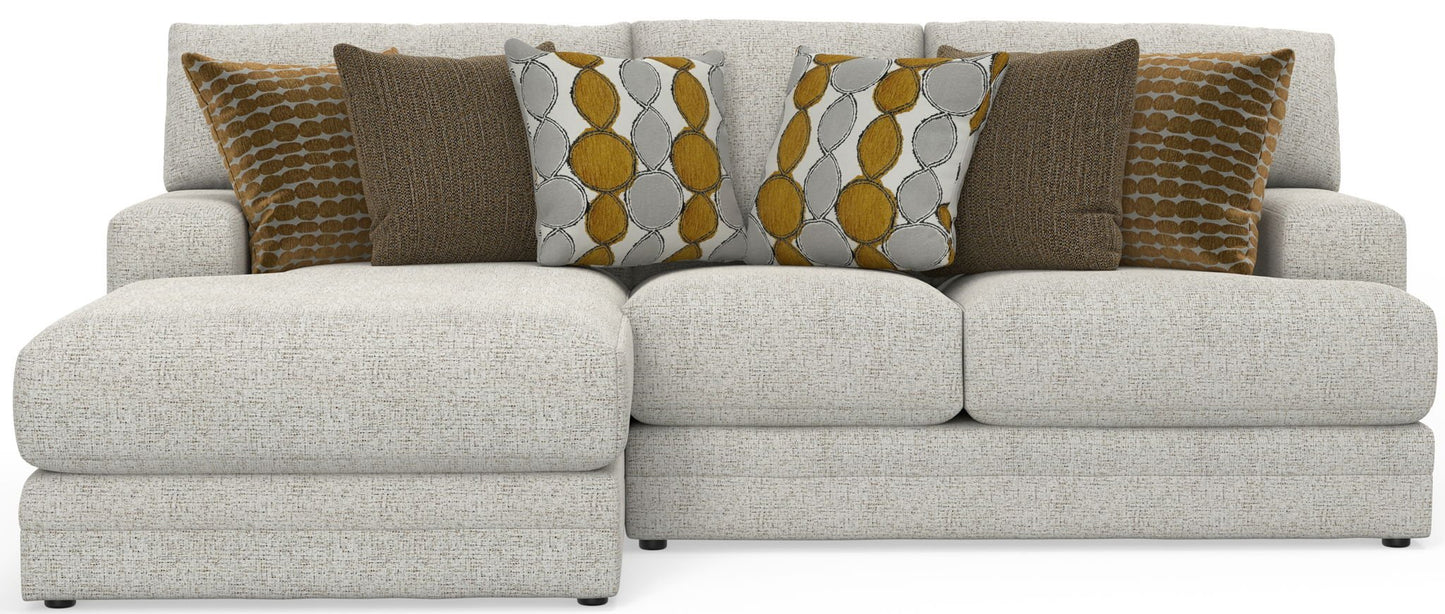 Tori - Sectional With Comfort Coil Seating And Accent Pillows Included - Hornell Furniture Outlet