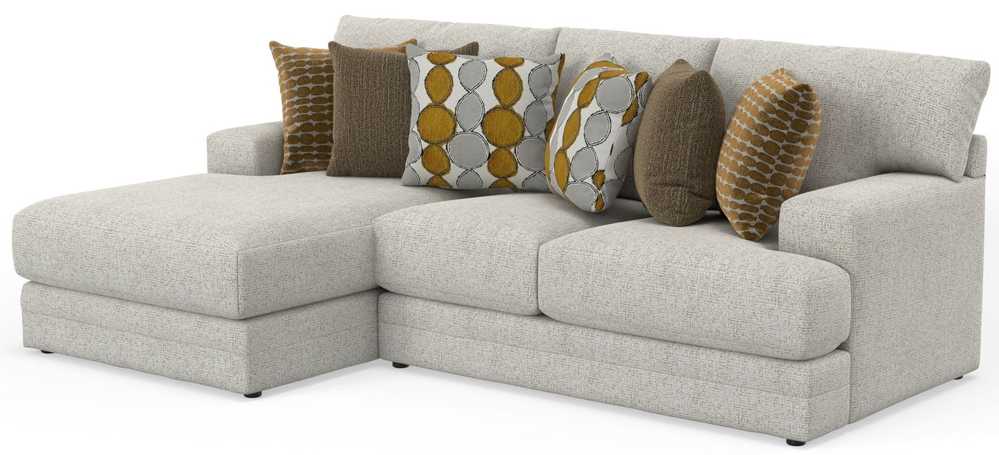 Tori - Sectional With Comfort Coil Seating And Accent Pillows Included - Hornell Furniture Outlet