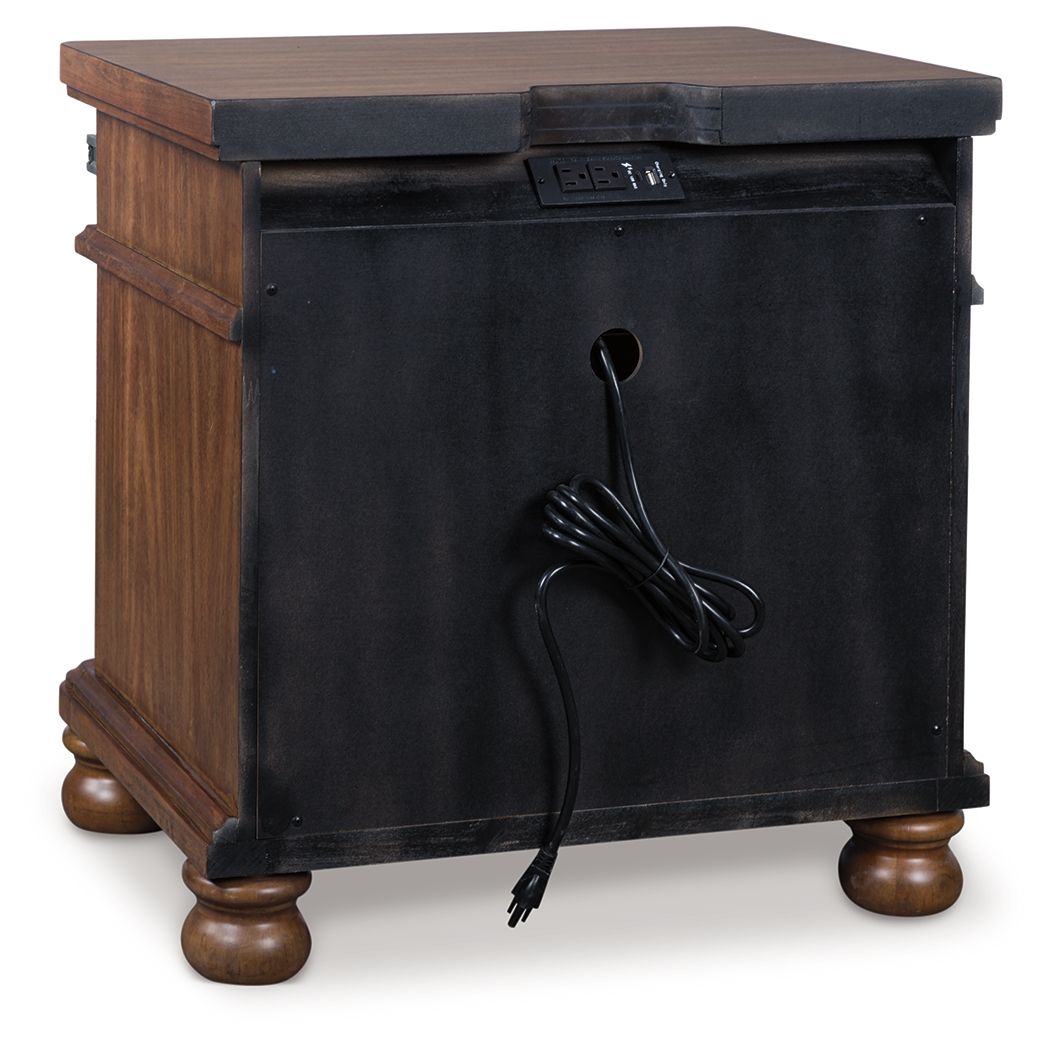 Rowlenstown - Three Drawer Night Stand - Hornell Furniture Outlet