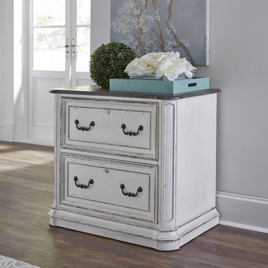 Magnolia Manor - Jr Executive Media Lateral File - White - Hornell Furniture Outlet
