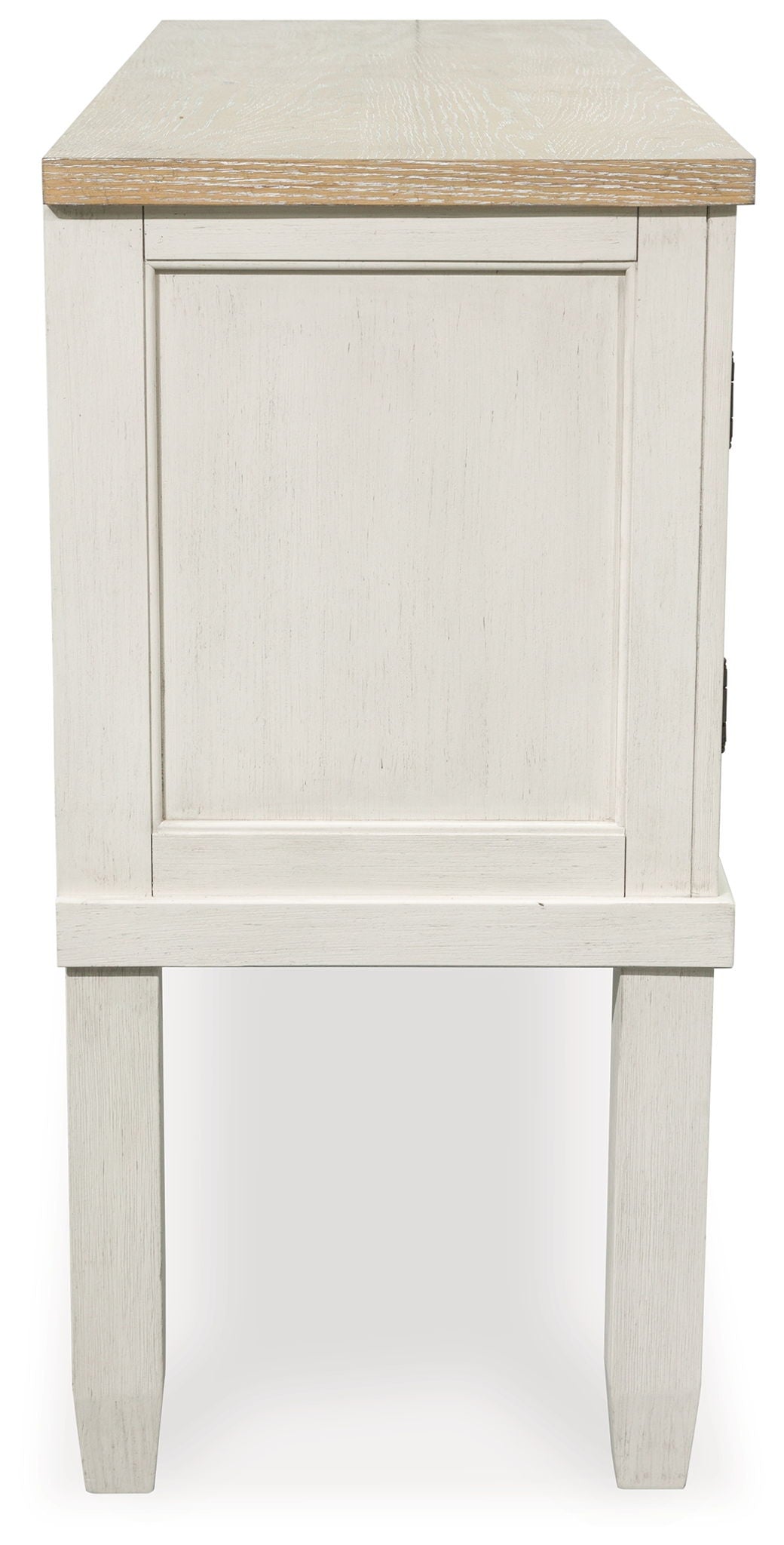 Shaybrock - Antique White / Brown - Dining Room Server - Hornell Furniture Outlet
