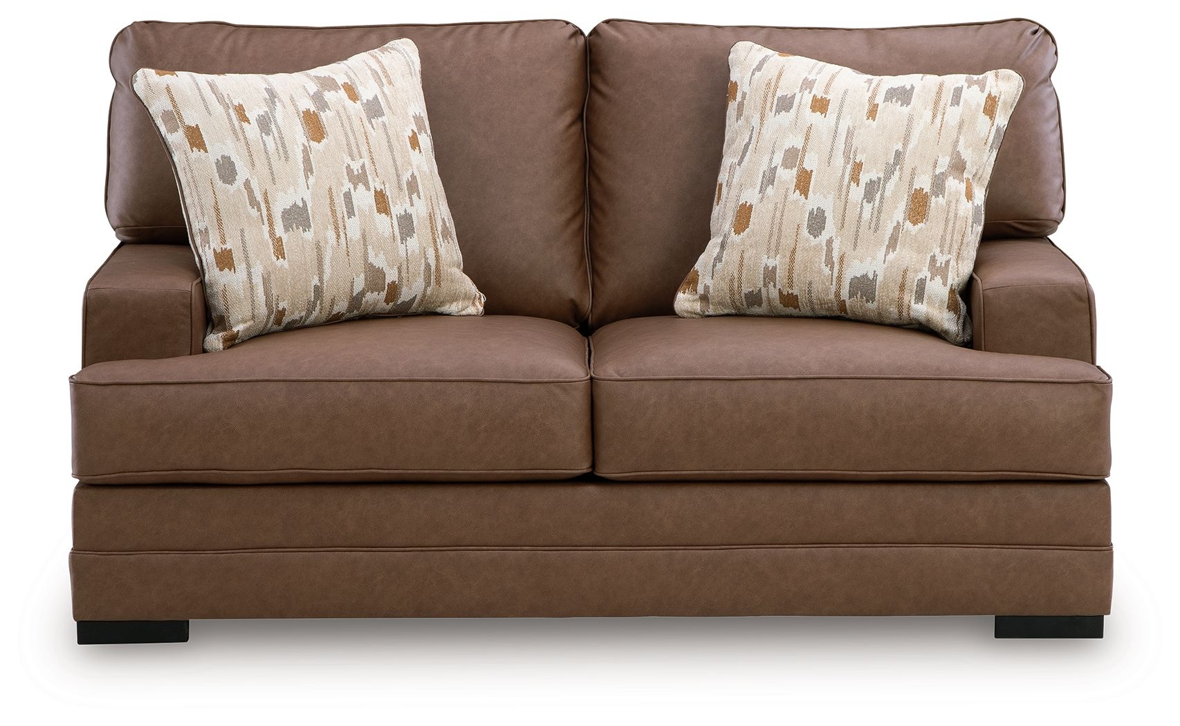 VillaCourt - Caramel - Loveseat - Hornell Furniture Outlet