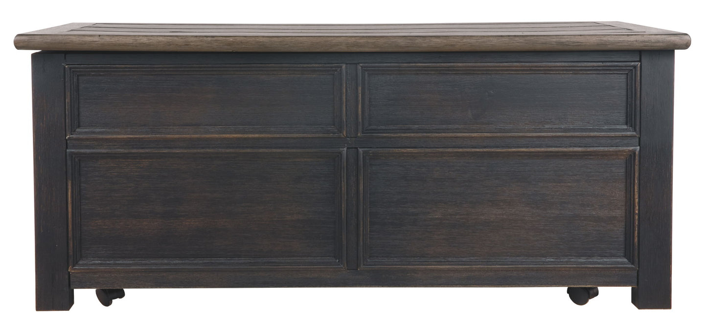Tyler Creek - Grayish Brown / Black - Lift Top Cocktail Table - Hornell Furniture Outlet