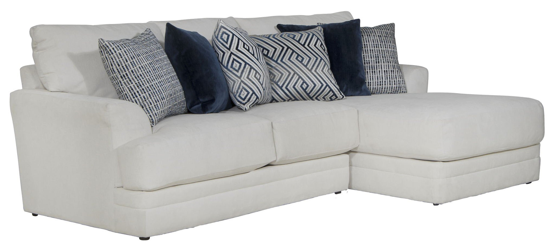 Polaris - Sectional With Comfort Coil Seating And Accent Pillows Included - Hornell Furniture Outlet