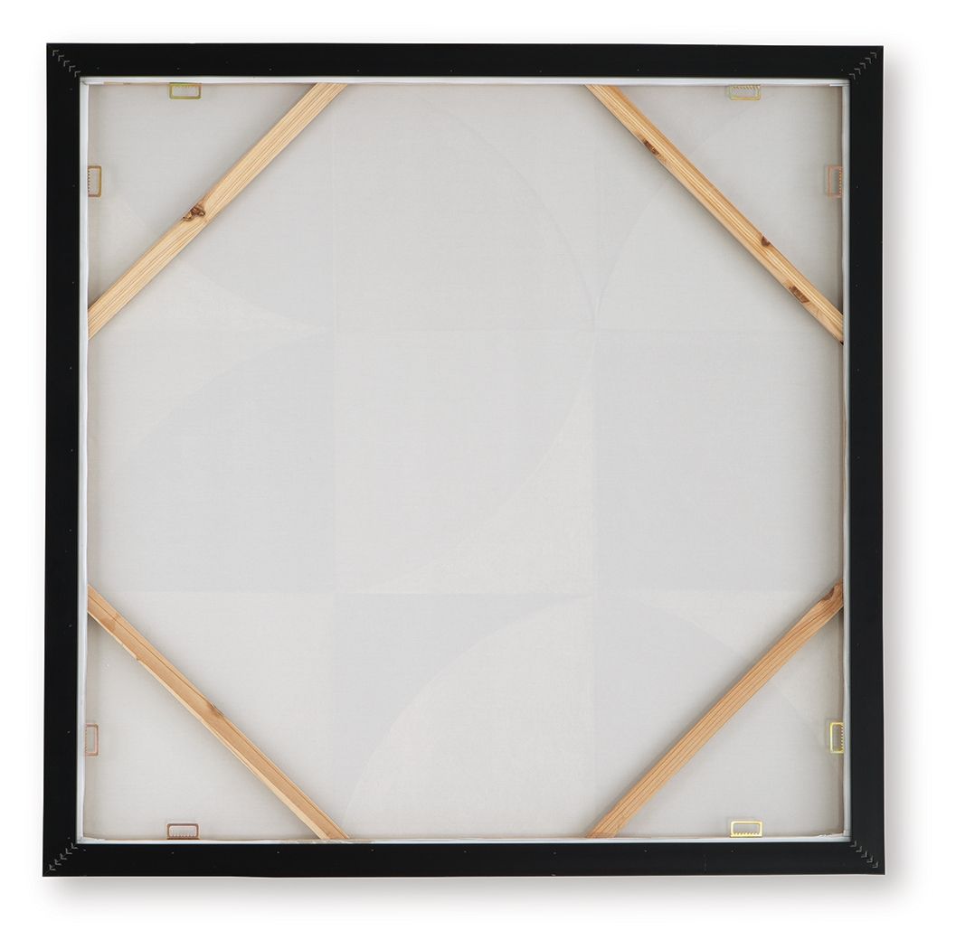 Harelman - Tan / Taupe / White - Wall Art - Hornell Furniture Outlet