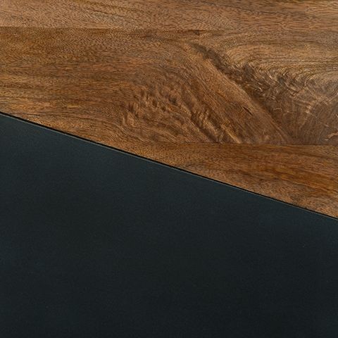 Trailbend - Brown / Gunmetal - Accent Table - Hornell Furniture Outlet