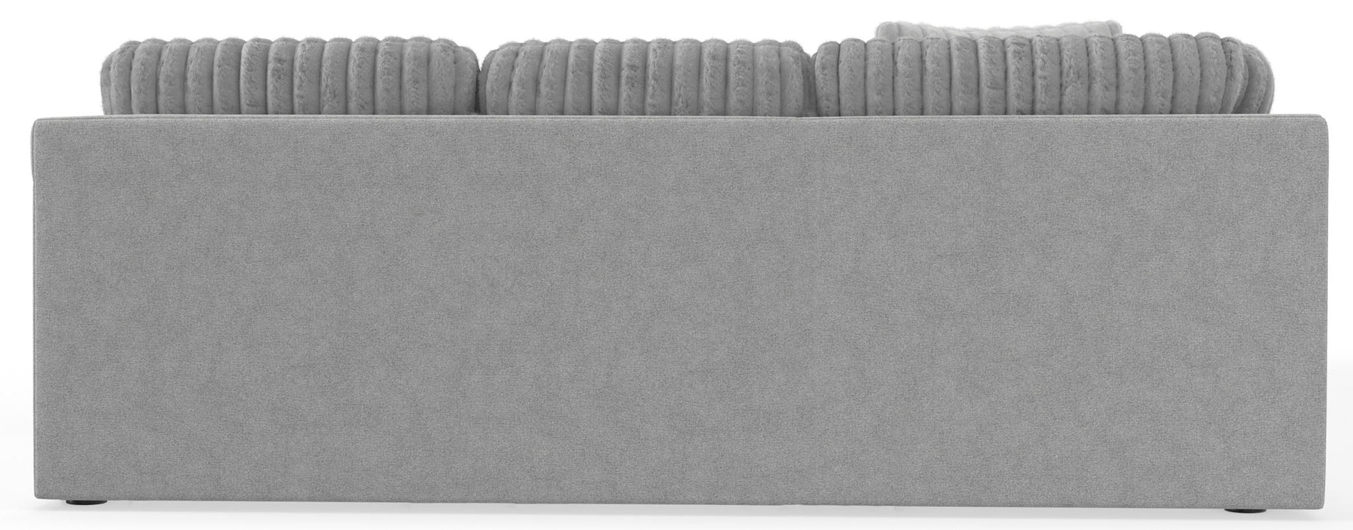 Logan - Upholstered Sectional With Comfort Coil Seating - 46" Cocktail Ottoman And Accent Pillows Included - Hornell Furniture Outlet