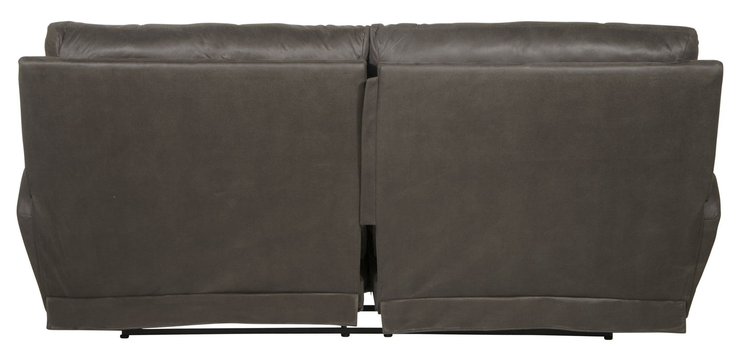 Atlas - Reclining Sofa - Charcoal - Hornell Furniture Outlet
