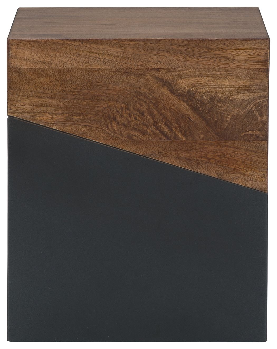 Trailbend - Brown / Gunmetal - Accent Table - Hornell Furniture Outlet