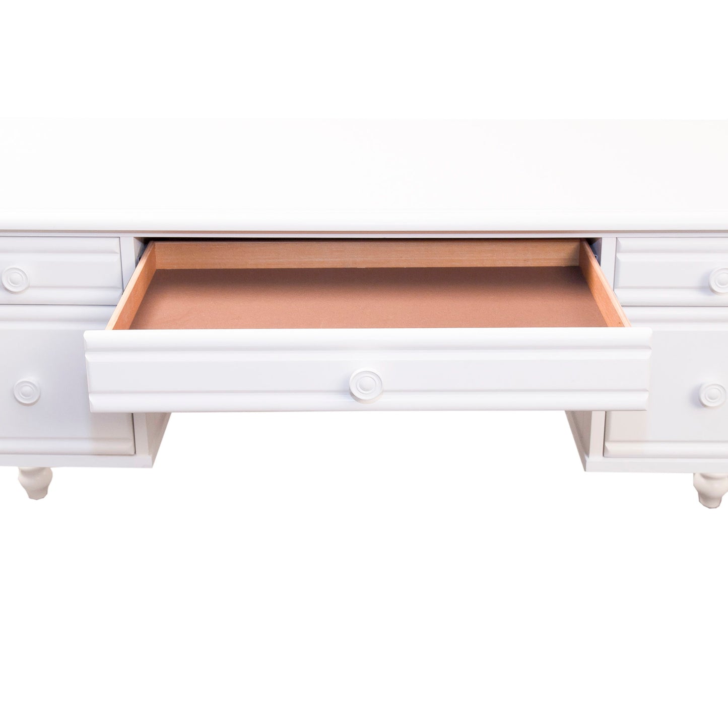 Summer House - Wood Vanity Desk - White - Hornell Furniture Outlet