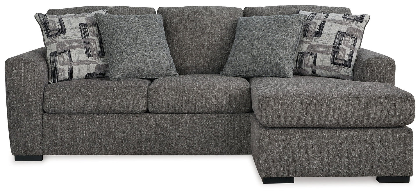 Gardiner - Pewter - Sofa Chaise - Hornell Furniture Outlet